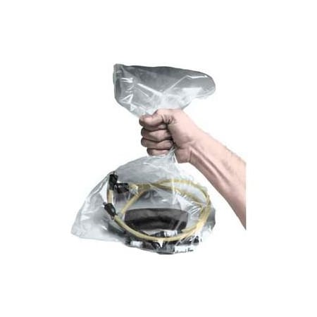 Johndow Industries JohnDow Plastic Vehicle Parts Bags, Clear 12"W X 22"H - 500 Bags/Roll - PB-12 PB-12